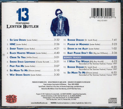 13 Featuring Lester Butler - 13 Featuring Lester Butler [New CD]