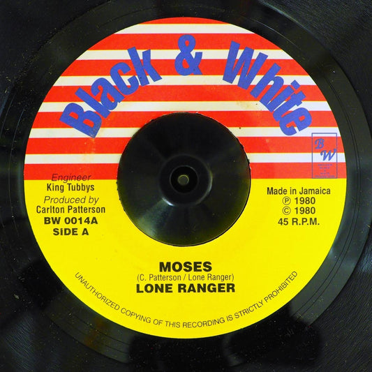 Lone Ranger - Moses  /  King Tubby - Zion Skank (rhythm: "It's Raining/Weatherman Skank") [New] [New Vinyl 7"]