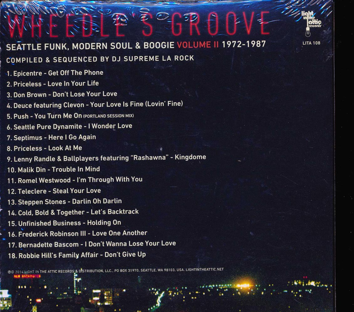Various - Wheedle's Groove: Seattle Funk, Modern Soul & Boogie Volume 2: 1972-1987 [New CD]