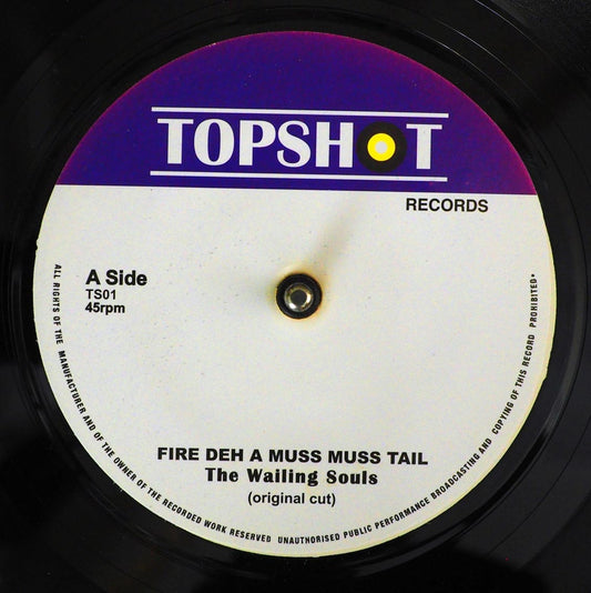 Wailing Souls - Fire Deh A Muss Muss Tail  /  Version [New] [New Vinyl 7"]