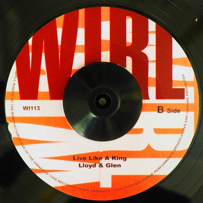 Lloyd Robinson, Glen Brown - Feel Good Now  /  Hopeton Lewis, Glen Brown - Live Like A King [New Vinyl 7"]