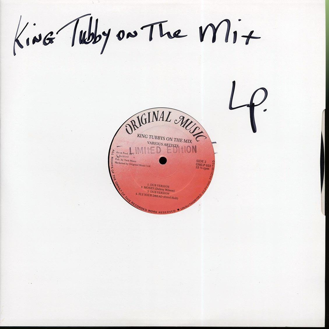 King Tubby, The Symbals, Roman Stewart, Jah Woosh, Errol Holt, Etc. - On The Mix Volume 1 [New Vinyl Record LP]