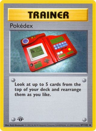 Pokedex 087/102 - Base Set Shadowless Unlimited