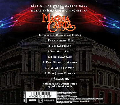 Magna Carta - Live At The Royal Albert Hall With The Royal Philharmonic Orchestra [New CD]