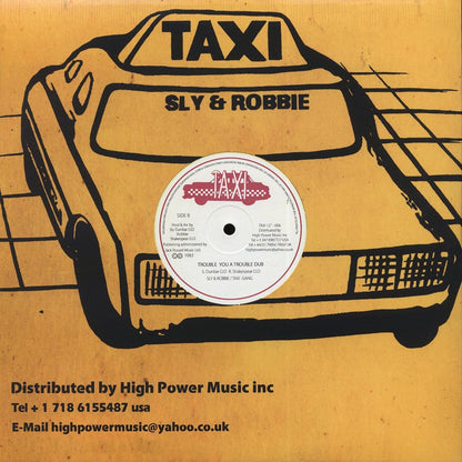 Ini Kamoze - Trouble You A Trouble Me  /  Sly & Robbie - Trouble You A Trouble Me Dub [New Vinyl 12"]