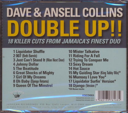 Dave & Ansel Collins - Double Up!! 18 Killer Cuts From Jamaica's Finest Duo [New CD]