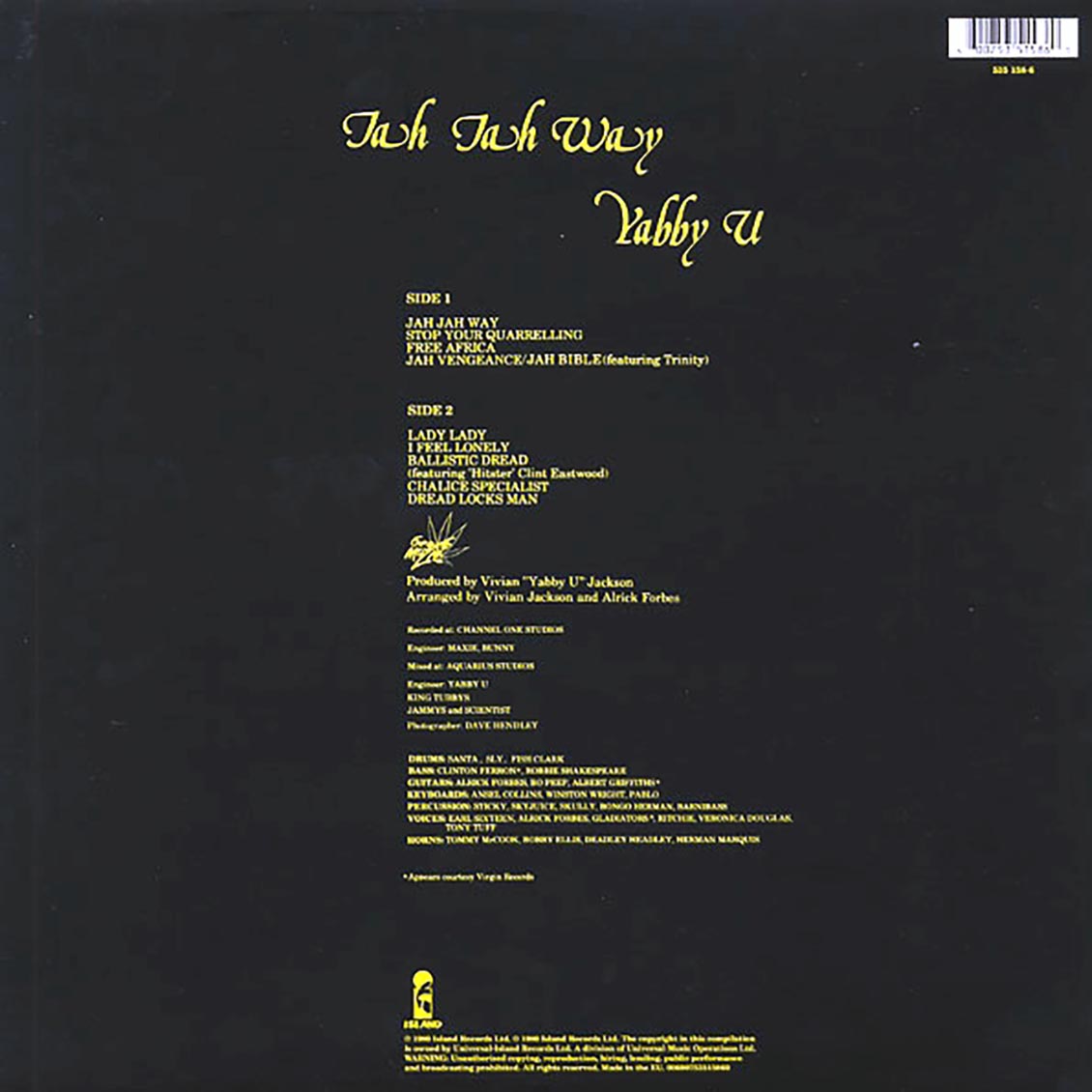 Yabby You - Jah Jah Way (180g) [New Vinyl Record LP]