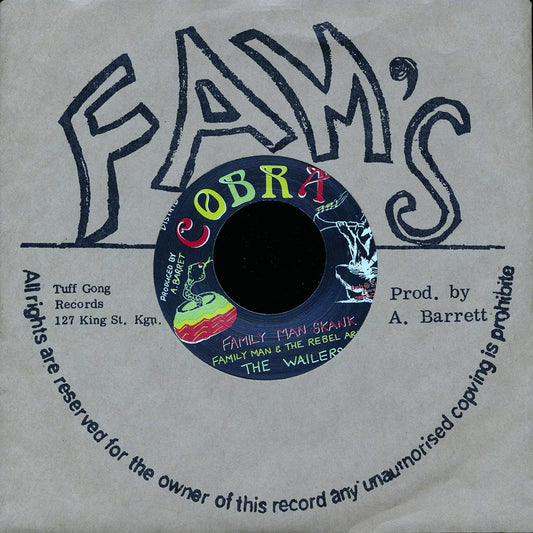 The Wailers - Family Man Skank  /  The Wailers - Dub Combination (Japan) [New Vinyl Record 7" Single]