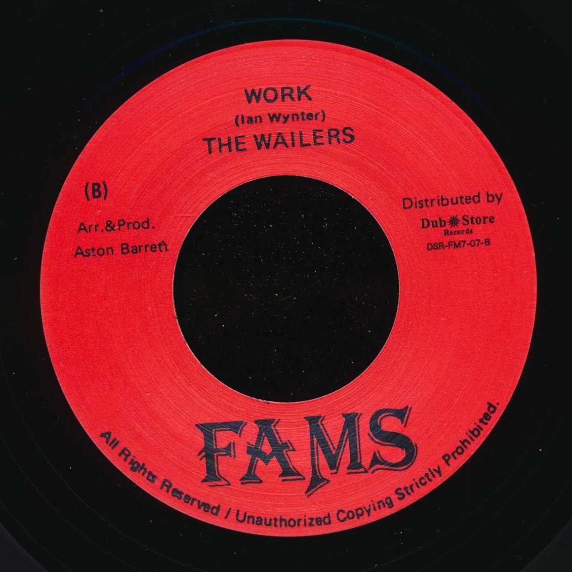 The Wailers - Guided Missile  /  The Wailers - Work (Japan) (Japan press) [New Vinyl Record 7" Single]