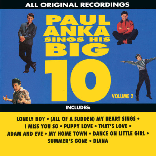 Paul Anka - Sings His Big Ten 2 Music CD