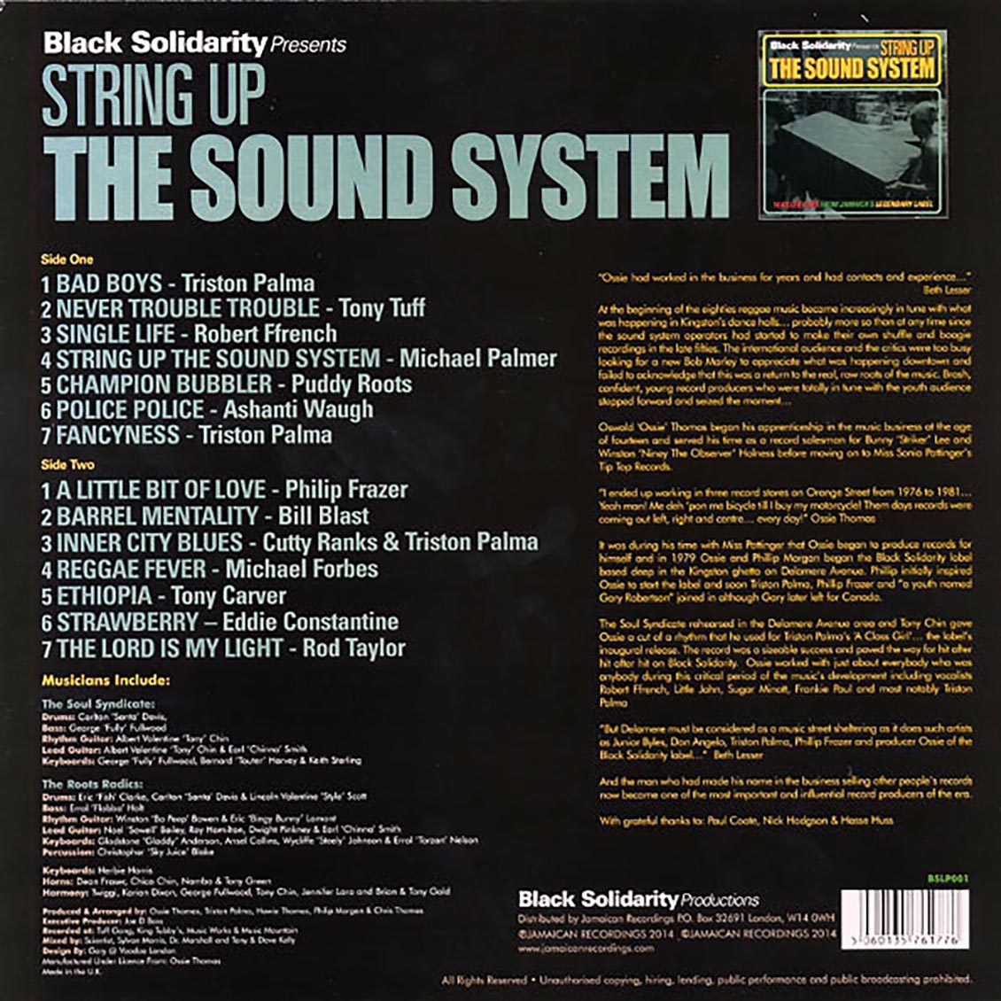 Rod Taylor, Triston Palmer, Ashanti Waugh, Etc. - String Up The Sound System (180g) [New Vinyl LP]