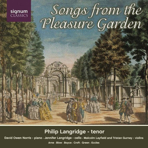 Philip Langridge - Songs from Pleasure Garden Music CD