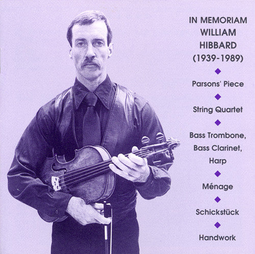 William Parsons - In Memoriam: William Hibbard / Various Music CD