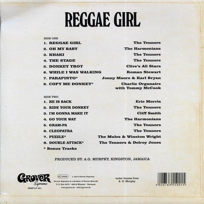 Tennors, Clive's All Stars, The Harmonians, Etc. - Reggae Girl (180g) (incl. CD) [New Vinyl LP]