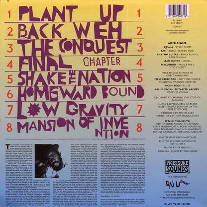 Prince Far I - Cry Tuff Dub Encounter Chapter 3 (FIRST PRESS) [New Vinyl LP]
