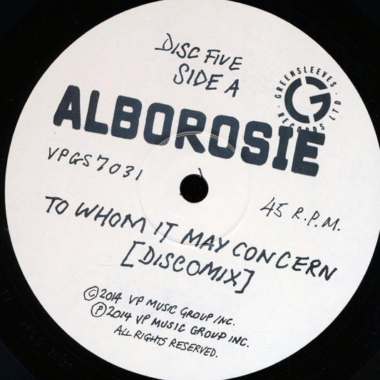 Alborosie - To Whom It May Concern (Extended Mix)  /  Alborosie - Shut Your Mouth (Extended Mix) [New]