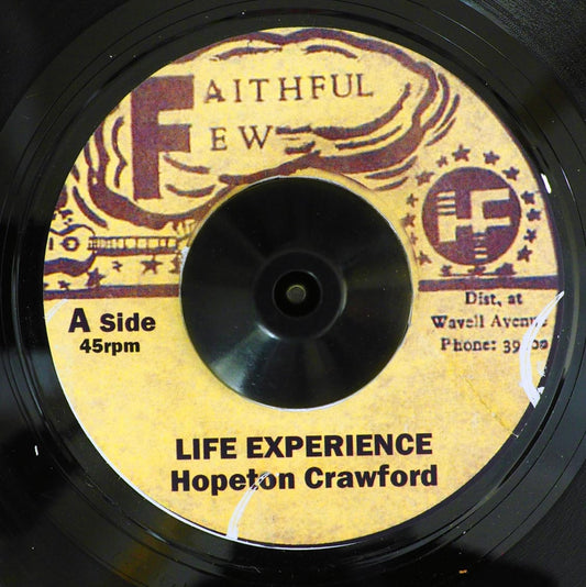 Hopeton Crawford - Life Experience  /  Version [New Vinyl 7"]