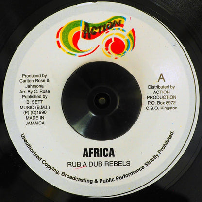 Rub A Dub Rebels - Africa  /  Version [New Vinyl 7"]