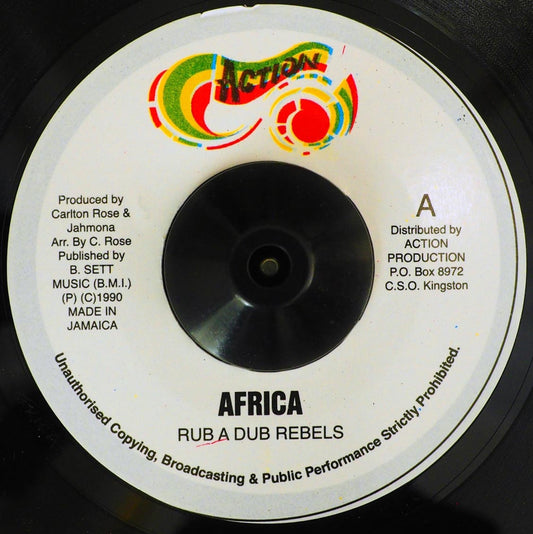 Rub A Dub Rebels - Africa  /  Version [New] [New Vinyl 7"]