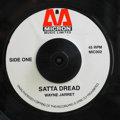Wayne Jarrett - Satta Dread  /  Version [New Vinyl 7"]