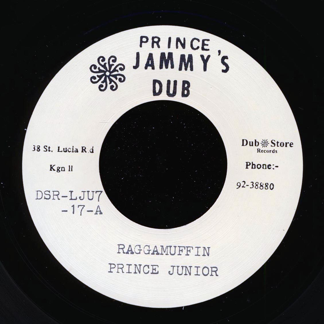 Prince Junior - Raggamuffin  /  Super Power All Stars - Version (Japan) (Japan press) [New Vinyl Record 7" Single]