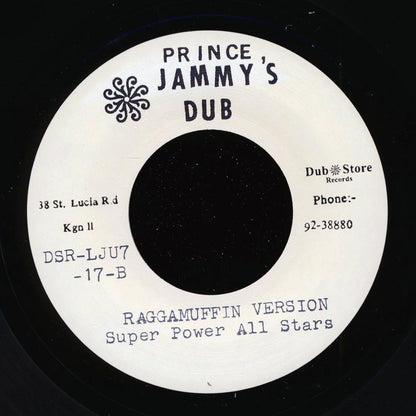 Prince Junior - Raggamuffin  /  Super Power All Stars - Version (Japan) (Japan press) [New Vinyl 7"]