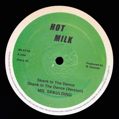 Mr. Spaulding - Skank In The Dance; Roots Radics - Version  /  Mr. Spaulding - Come Now Youthman; Roots Radics - Version (rhythm: "Trodding Through The Jungle") [New Vinyl Record 12" Single]