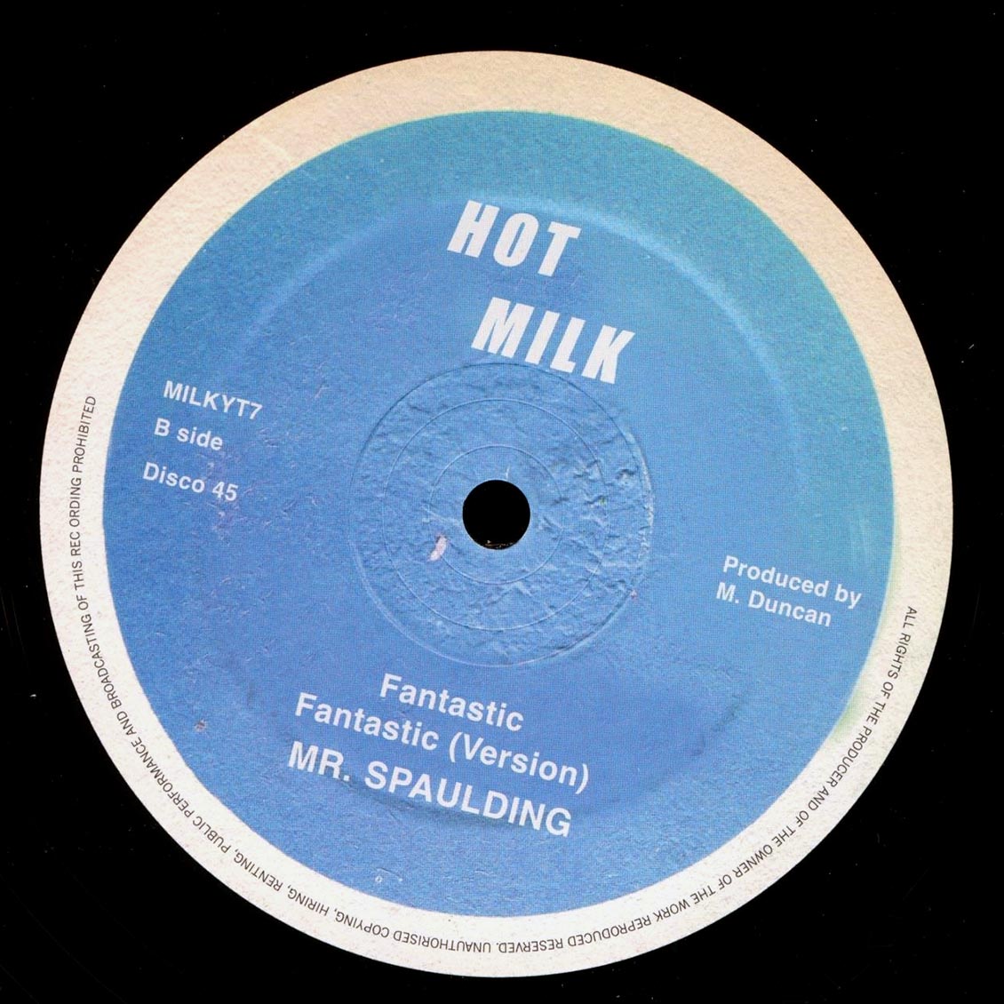 Mr. Spaulding - Plane Fare; Roots Radics - Version  /  Mr. Spaulding - Fantastic; Roots Radics - Version (rhythm: "Hi Fashion") [New Vinyl 12"]