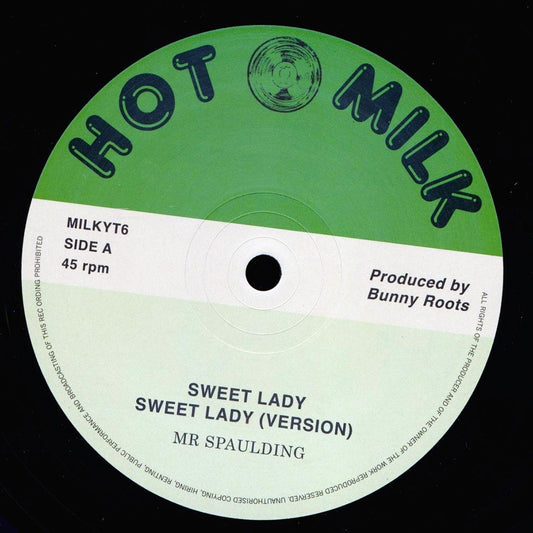 Mr. Spaulding - Sweet Lady; Roots Radics - Version  /  Mr. Spaulding - Vision; Roots Radics - Version [New Vinyl Record 12" Single]