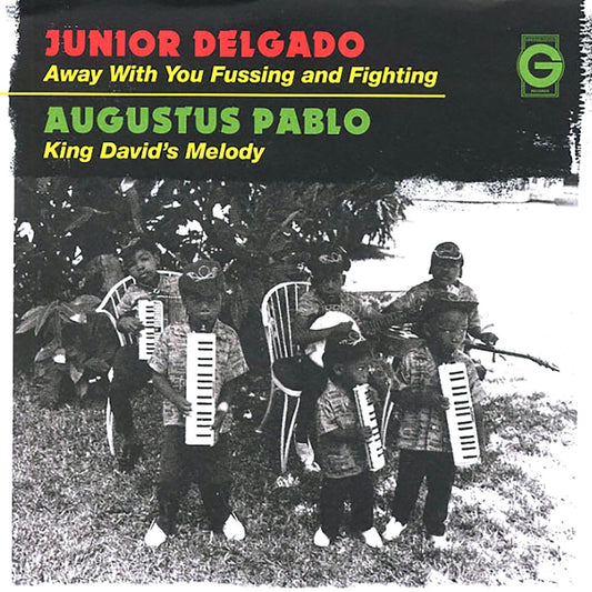 Jr. Delgado - Away With Your Fussing And Fighting  /  Augustus Pablo - King David's Melody (ltd. ed.) [New Vinyl Record 7" Single]
