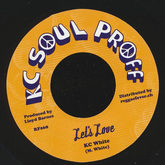 KC White - Let's Love  /  Wananchi - Let's Dub (Europe press) [New Vinyl Record 7" Single]