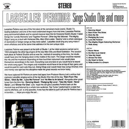 Lascelles Perkins - Sings Studio One And More (180g) [New Vinyl LP]