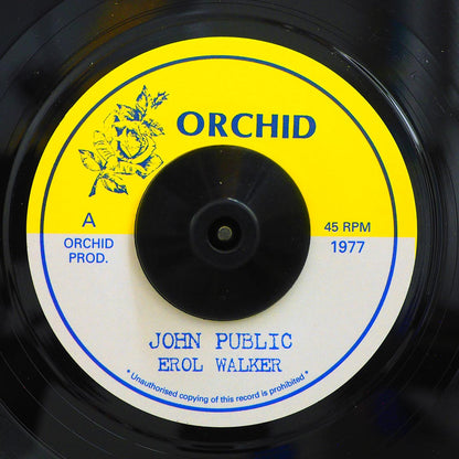 Errol Walker - John Public  /  The Upsetters - Version [New Vinyl 7"]