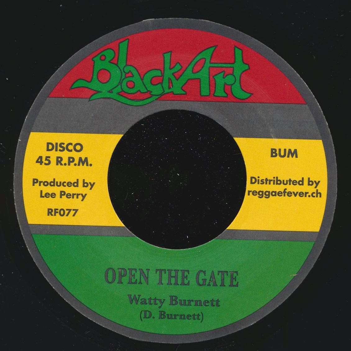 Watty Burnett - Open The Gate  /  The Upsetters - Open The Gate Dub (Europe press) [New Vinyl Record 7" Single]