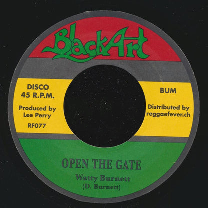Watty Burnett - Open The Gate  /  The Upsetters - Open The Gate Dub (Europe press) [New Vinyl Record 7" Single]