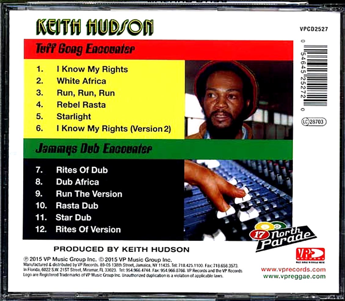 Keith Hudson - Tuff Gong Encounter [New CD]