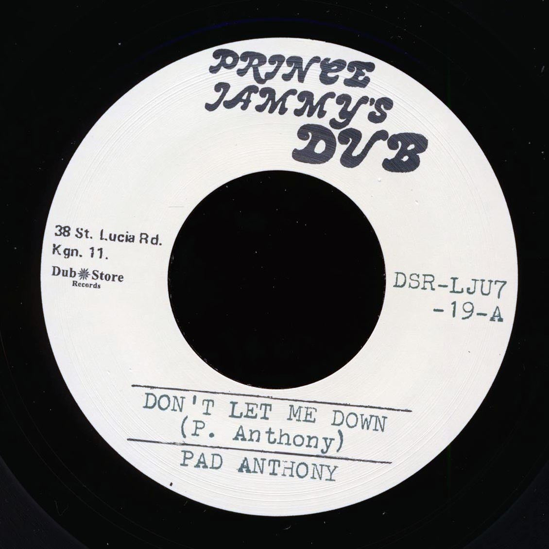Pad Anthony - Don't Let Me Down  /  Super Power Band - Version (Japan) (Japan press) [New Vinyl 7"]