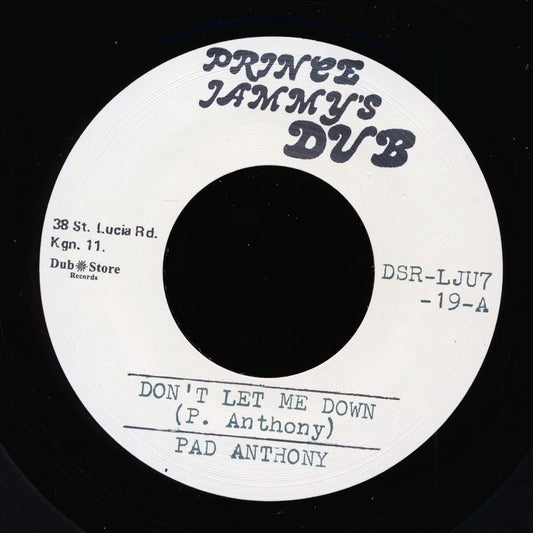 Pad Anthony - Don't Let Me Down  /  Super Power Band - Version (Japan) (Japan press) [New Vinyl 7"]