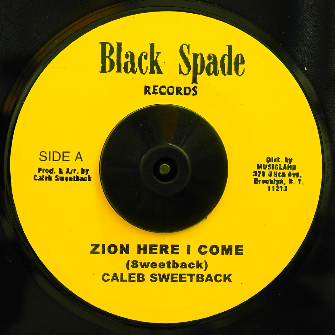 Caleb Sweetback - Zion Here I Come  /  Al Moodie - Think It Over (UK press) [New] [New Vinyl 7"]