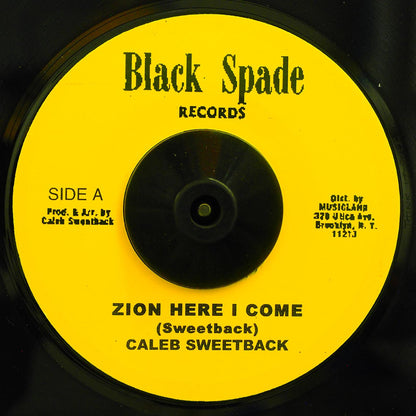 Caleb Sweetback - Zion Here I Come  /  Al Moodie - Think It Over (UK press) [New Vinyl 7"]