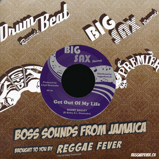 Barry Bailey - Get Out Of My Life  /  Barry Bailey - Get Out Of My Life Version [New Vinyl 7"]