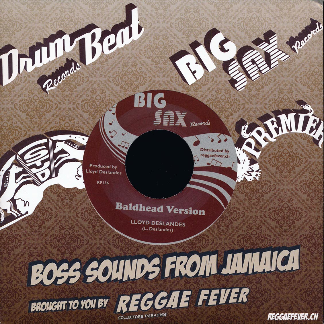 Lloyd Deslandes - Baldhead  /  Lloyd Deslandes - Baldhead Version [New Vinyl 7"]