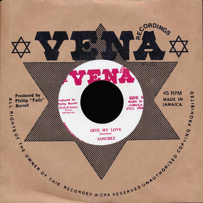 Sanchez - Give My Love  /  Version (Japan) (Japan press) [New Vinyl 7"]