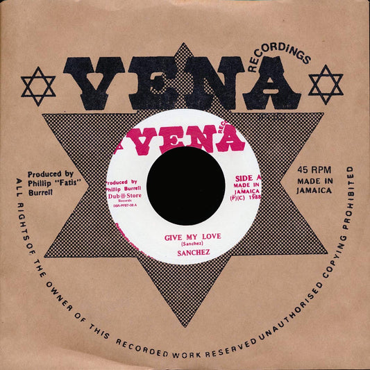 Sanchez - Give My Love  /  Version (Japan) (Japan press) [New Vinyl 7"]