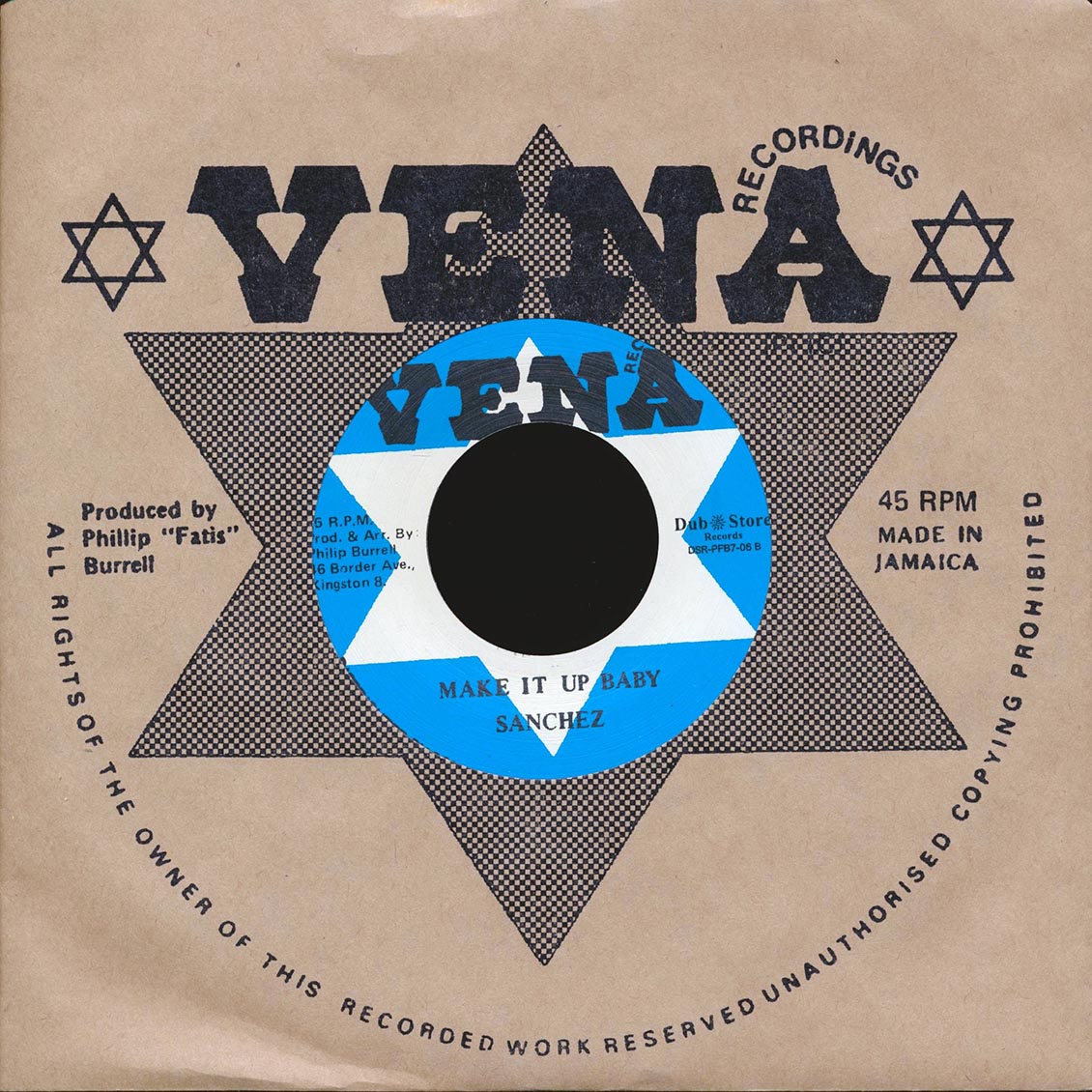 Sanchez - My Baby  /  Sanchez - Make It Up Baby (Japan) (Japan press) [New Vinyl 7"]