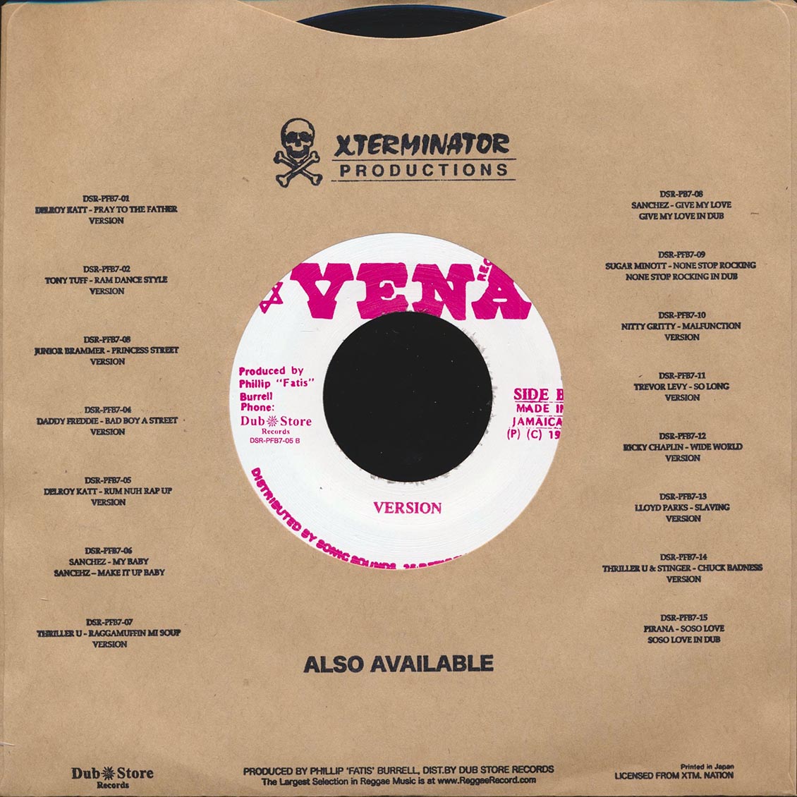 Delroy Katt - Rum Nuh Rap Up  /  Version (Japan) (Japan press) [New Vinyl 7"]