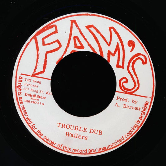 The Wailers - Trouble Dub  /  The Wailers - Dub Feeling (Japan) (Japan press) [New Vinyl Record 7" Single]