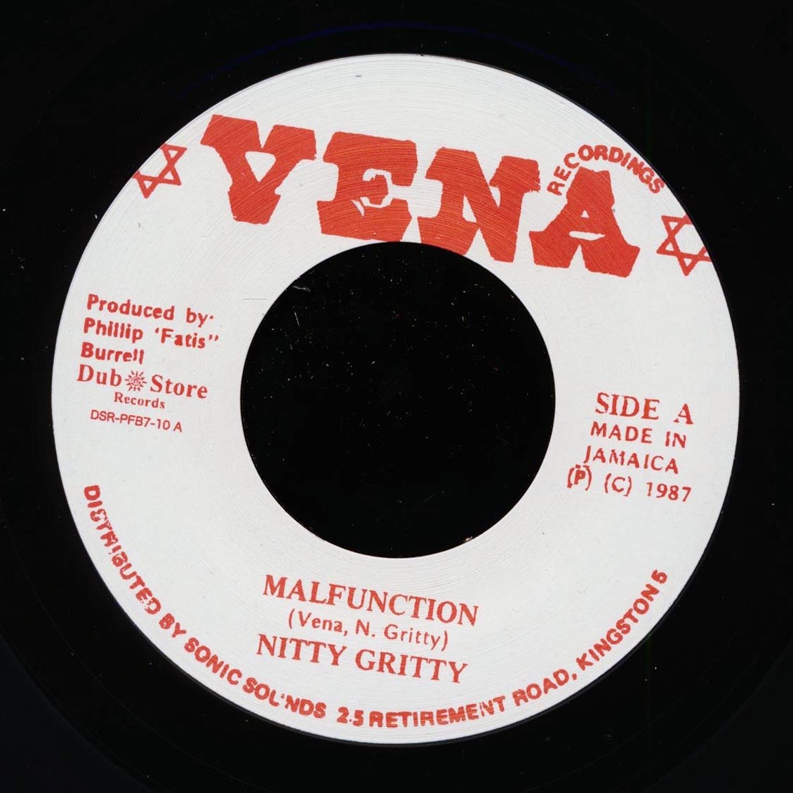 Nitty Gritty - Malfunction  /  Version (Japan) [New Vinyl Record 7" Single]