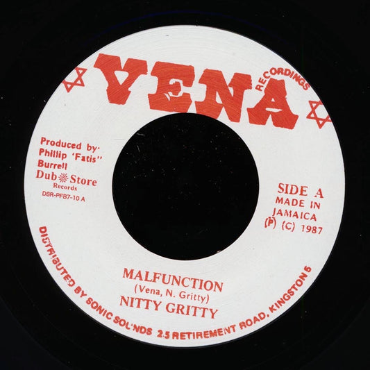 Nitty Gritty - Malfunction  /  Version (Japan) [New Vinyl Record 7" Single]