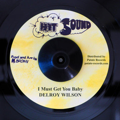 Delroy Wilson - I Must Get You Baby  /  Revolutionaries - Version [New Vinyl 7"]